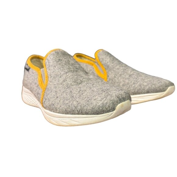 Enjoiya Other - Enjoiya Felt Upper Heather Gray Slip-on Shoes Men Size  8.5